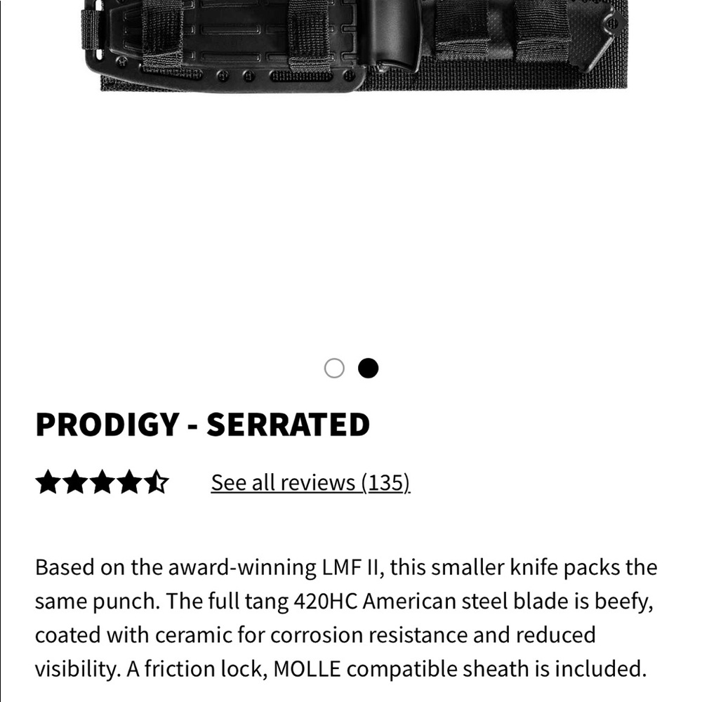 Gerber tactical hunting knife